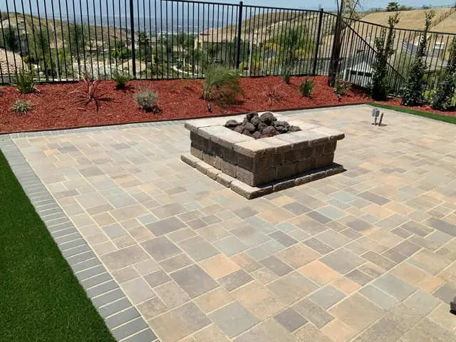 Fire pit built by 360 Remodeling & Building