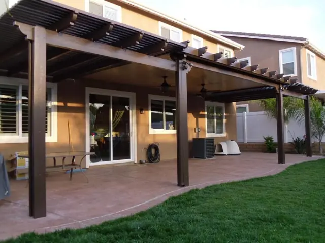 Patio cover built by 360 Remodeling & Building