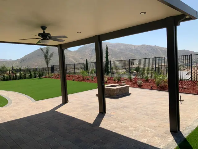 Patio cover built by 360 Remodeling & Building