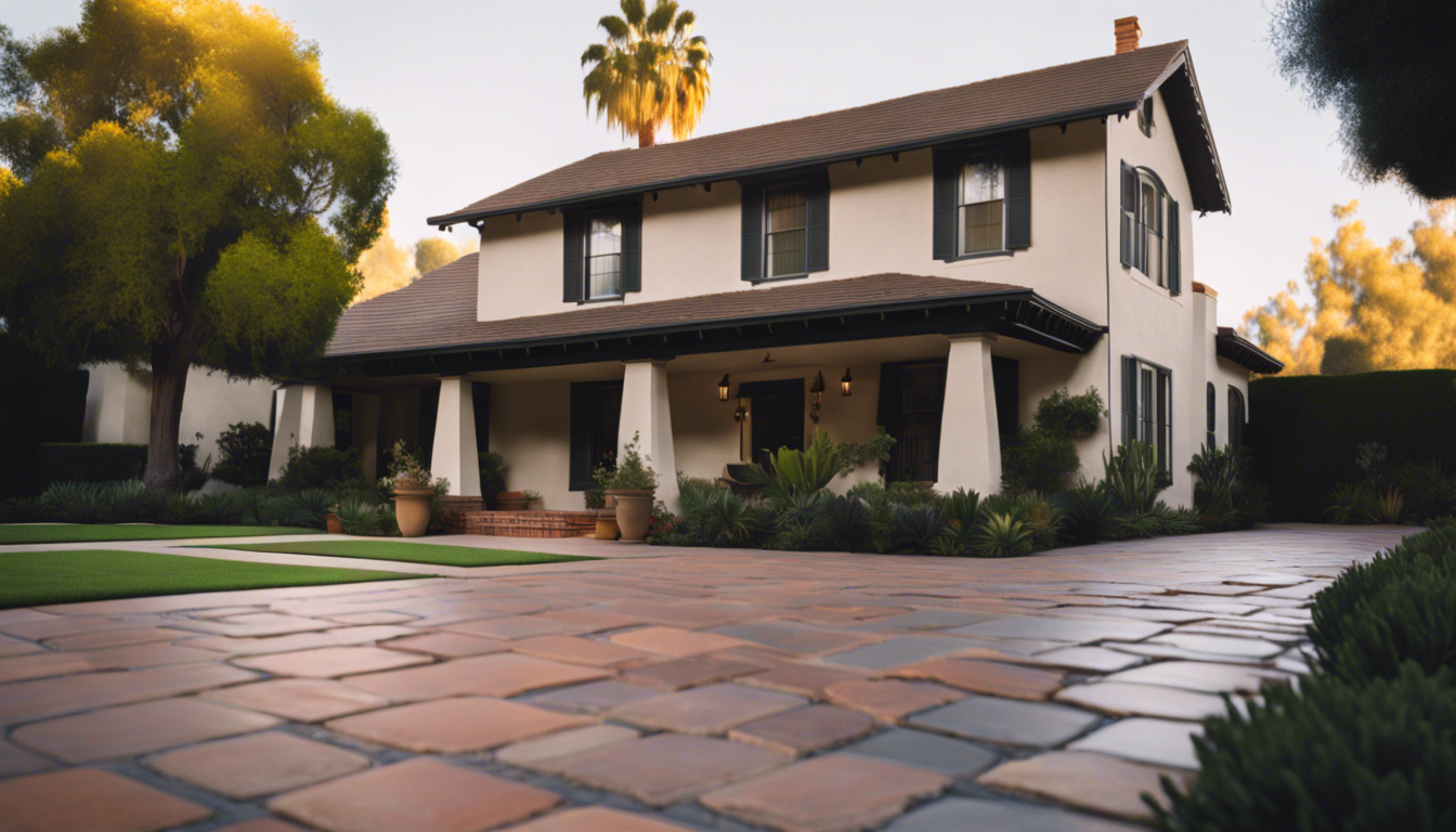 Historic Pasadena home with restored pavers