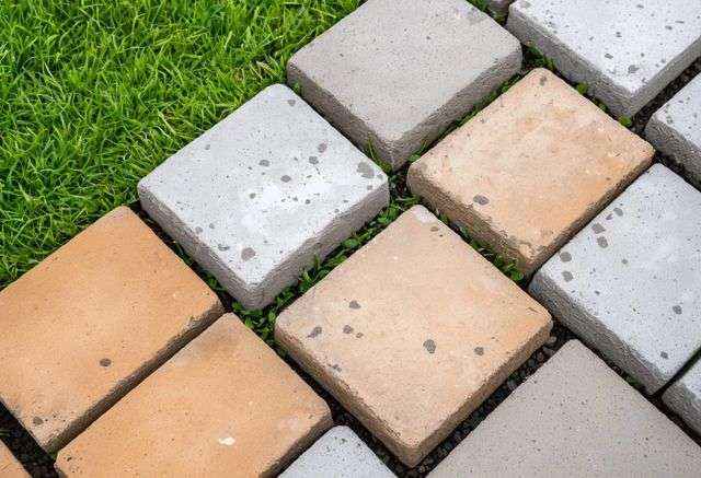 Concrete pavers with sealing tools